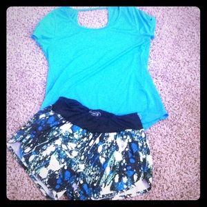 Workout outfit - shorts and top